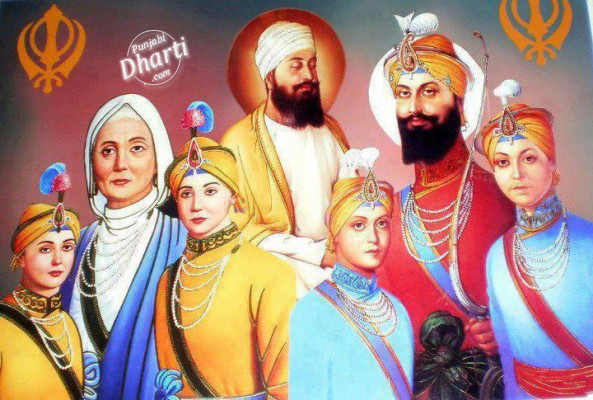 Guru Gobind Singh Ji With Family PunjabiDharti Com free-download-guru-gobind-singh-ji-wallpaper-guru-gobind-singh